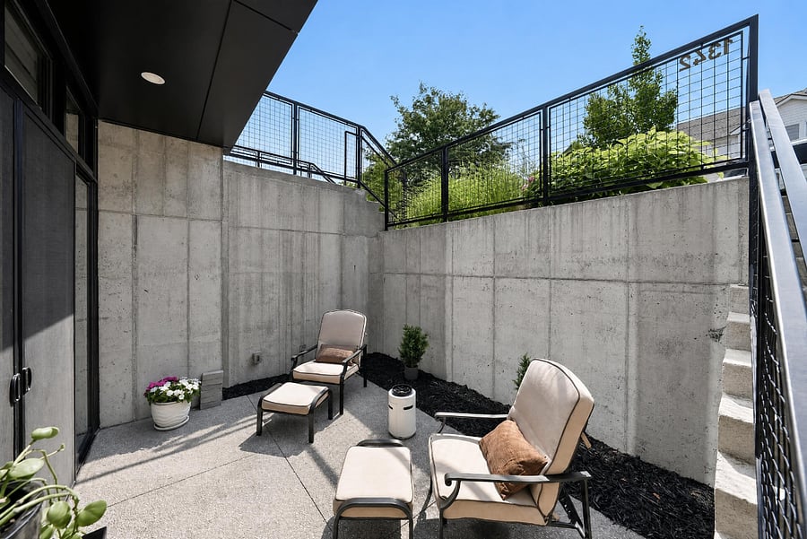 Private patio