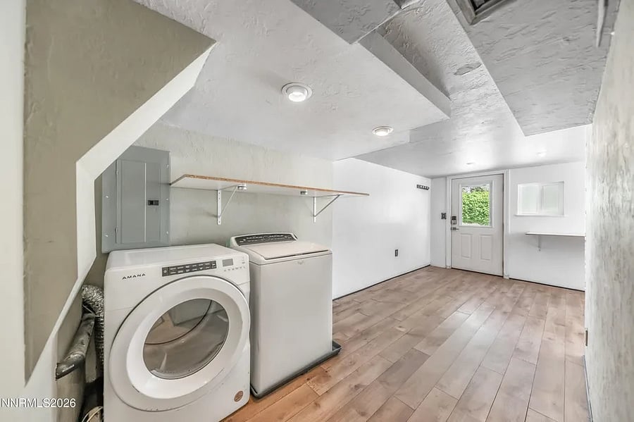 Laundry Room in bottom floor. High end washer and dryer