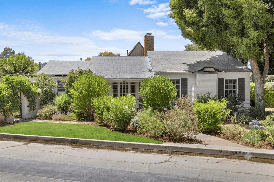 Large corner lot.