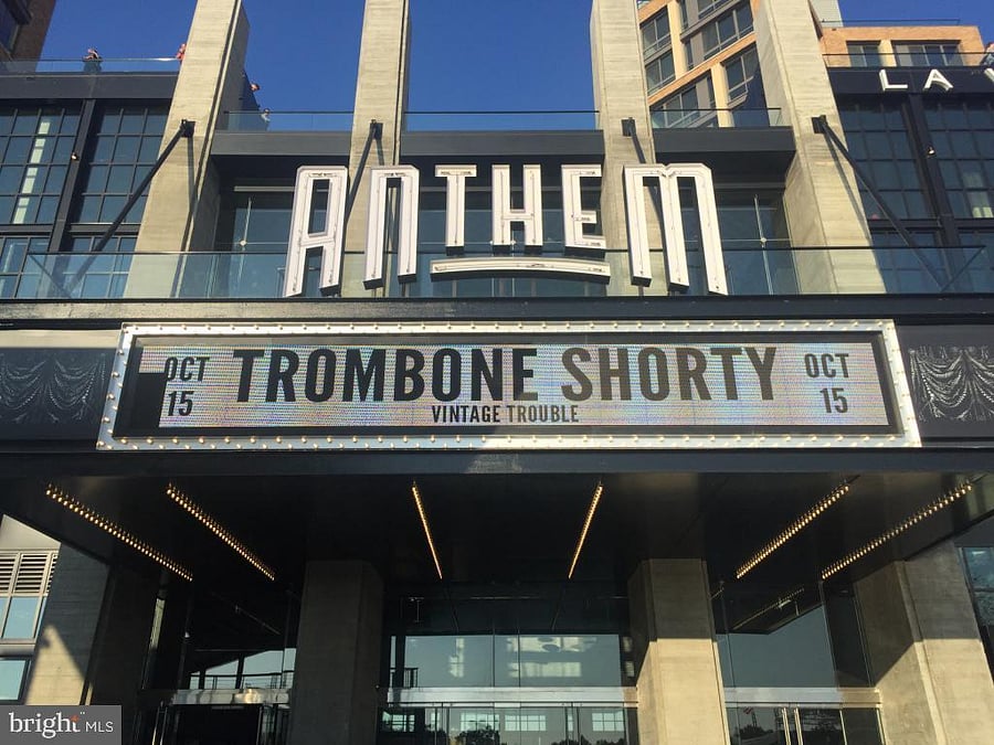 The Anthem is known for its live music.
