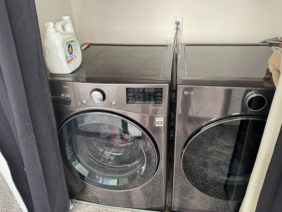 Washer dryer access.