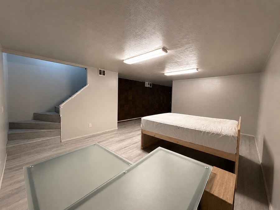 Finished basement with potential living space