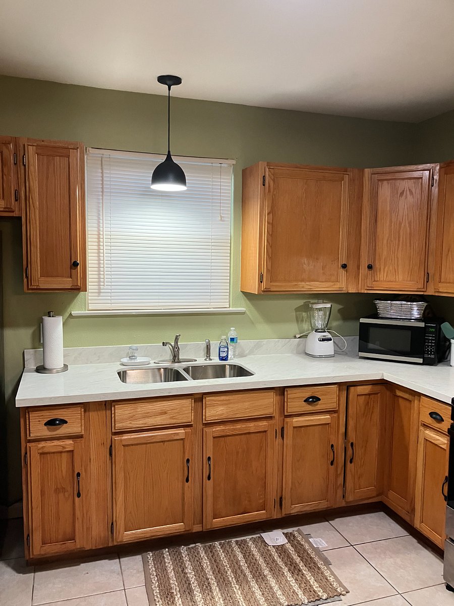 Microwave, blender, toaster and coffee maker provided for your convenience.