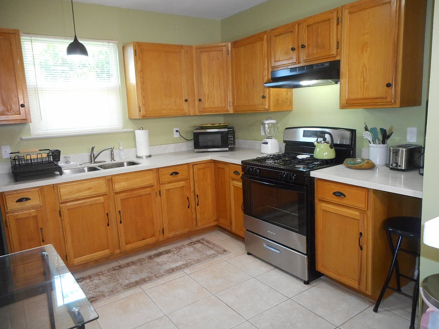Especially clean and spacious kitchen!
