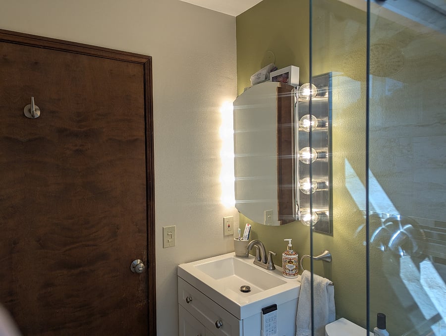 Bathroom 2, full bath with shower