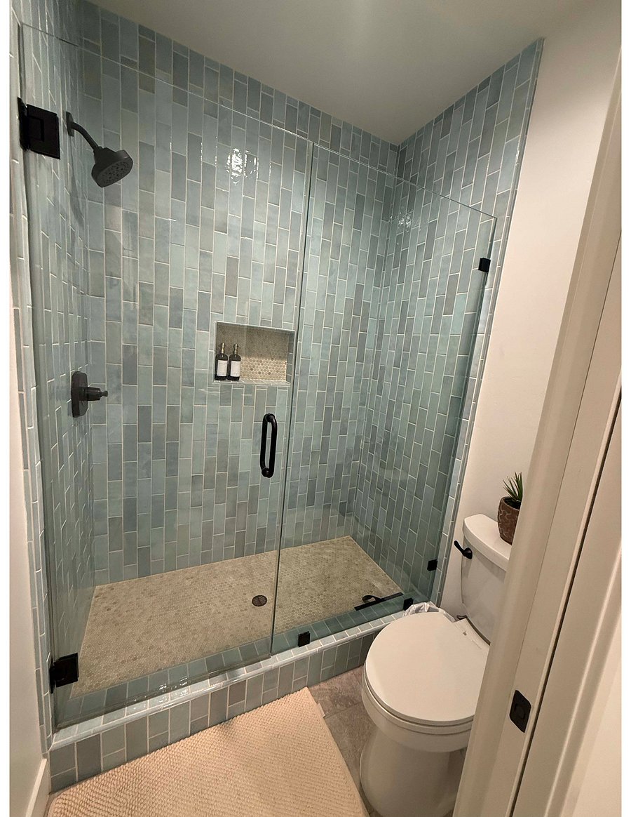 Private shower and commode
