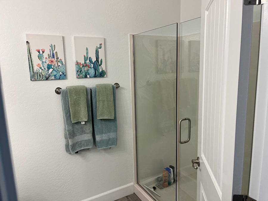 Second bath adjacent to King Bedroom