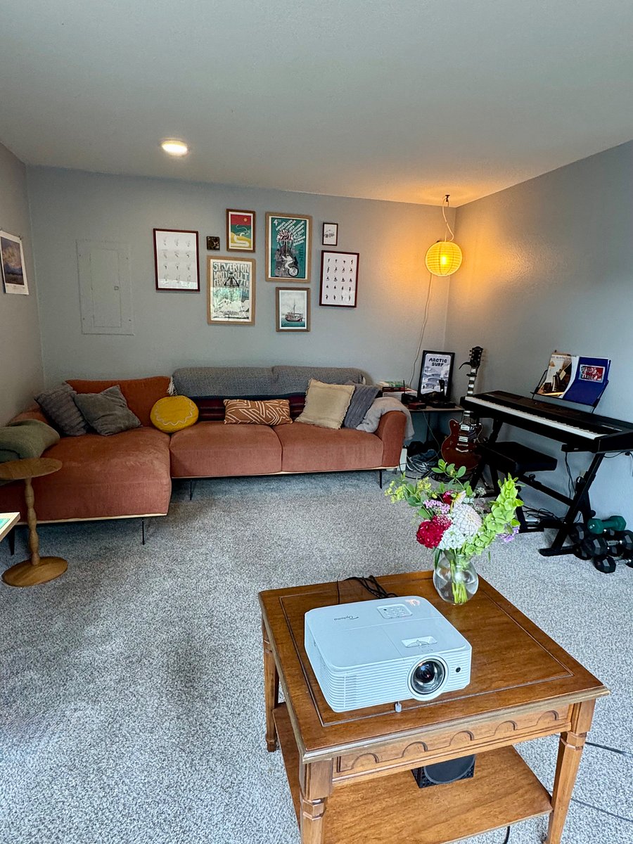 Living room -- can remove as many things as you'd like (i.e. decor)