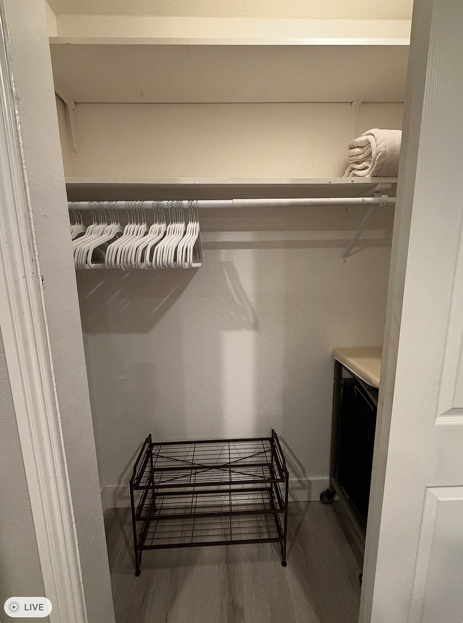 Hangers and shoe rack