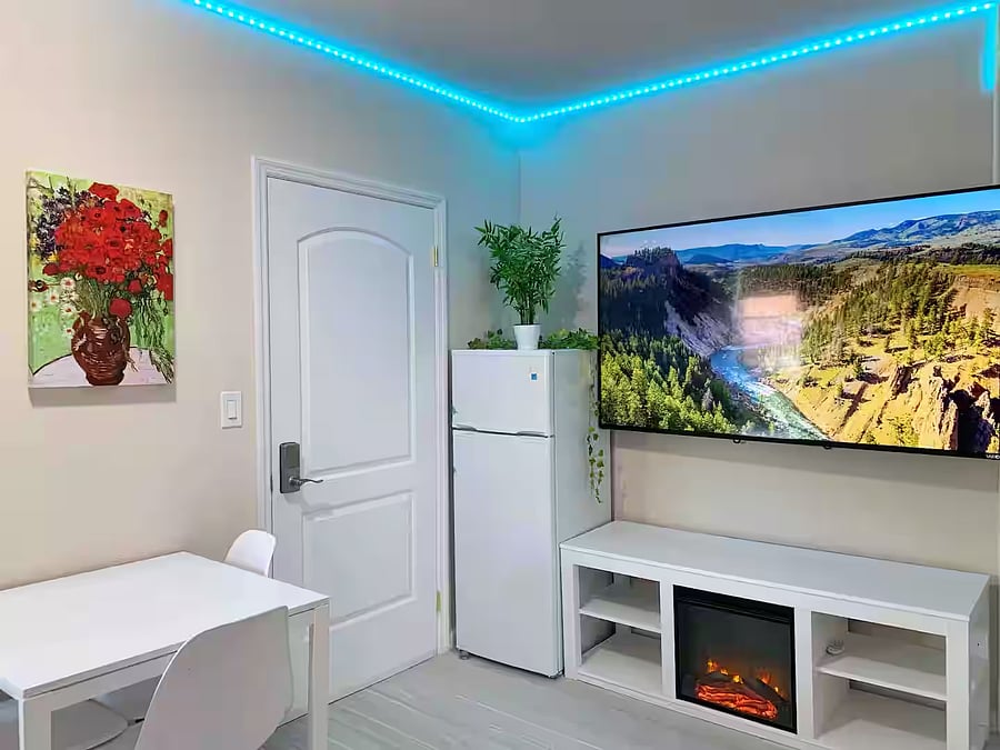 Stream your favorites on the Smart TV during your stay!