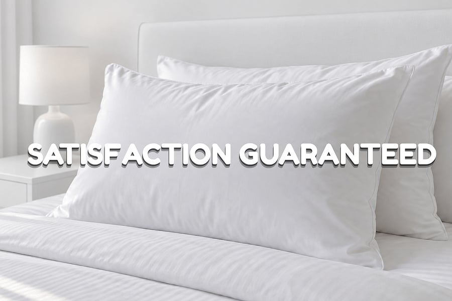 Soft, Comfortable, and Clean Linens and Pillows.