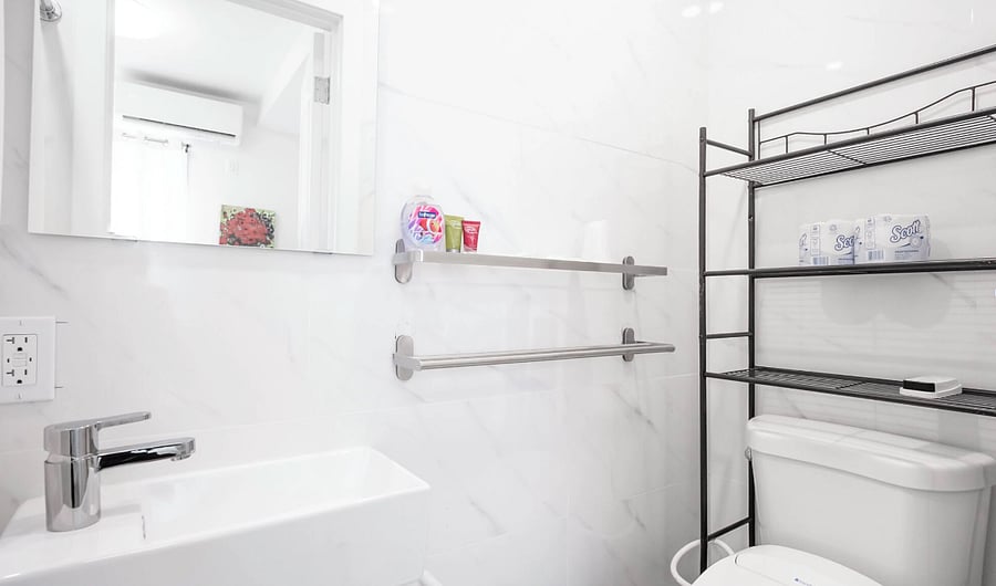 Bathroom with Smart Bidet Toilet