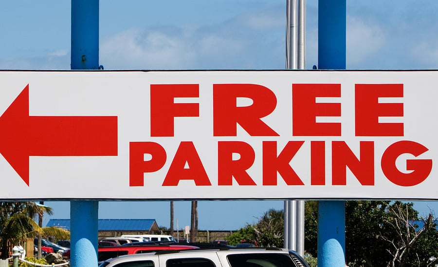 Free parking!