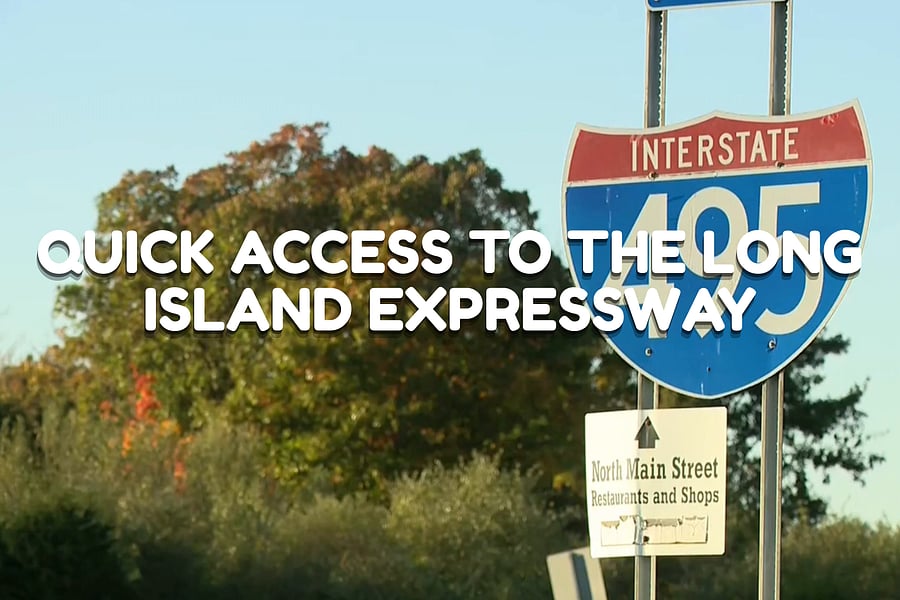 Two blocks from the Long Island Expressway