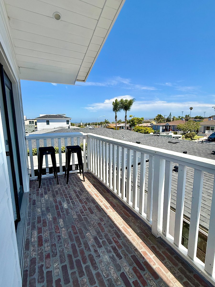 Private patio with a view