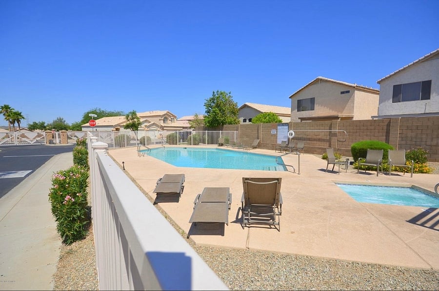 Community pool and hot tub