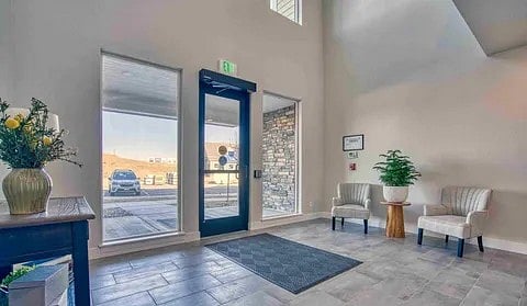 Building lobby (secured entrance)