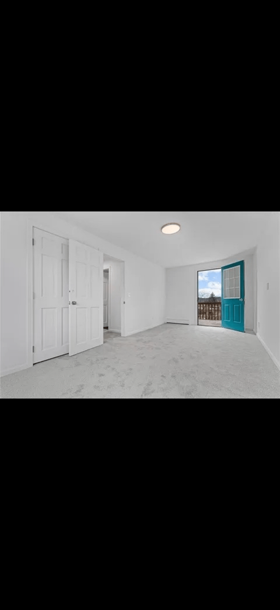 This room features a queen bed, drawer space and closet organizer.