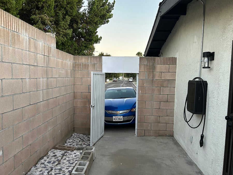 EV Charger and Car parking space