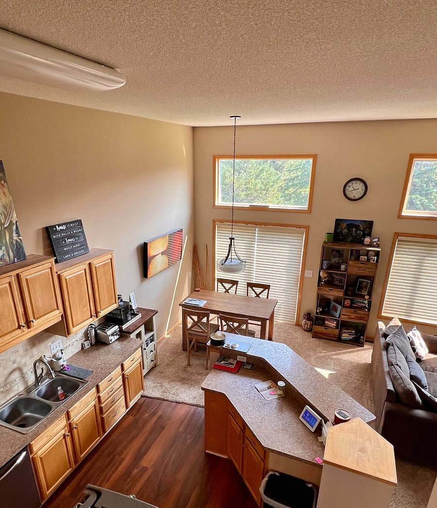 Kitchen/Dining Area (as an example of my home's livability/tidiness)