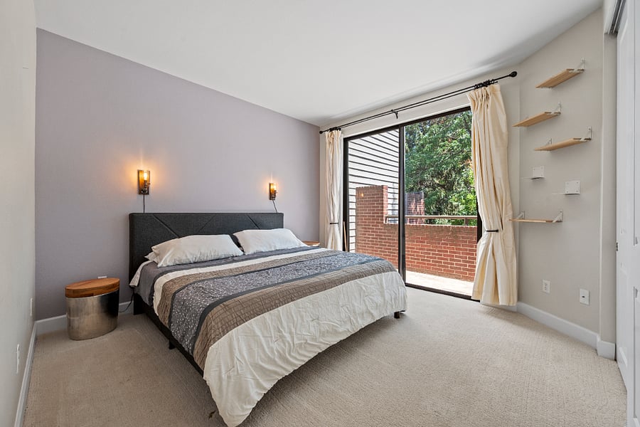 Private porch off of bedroom