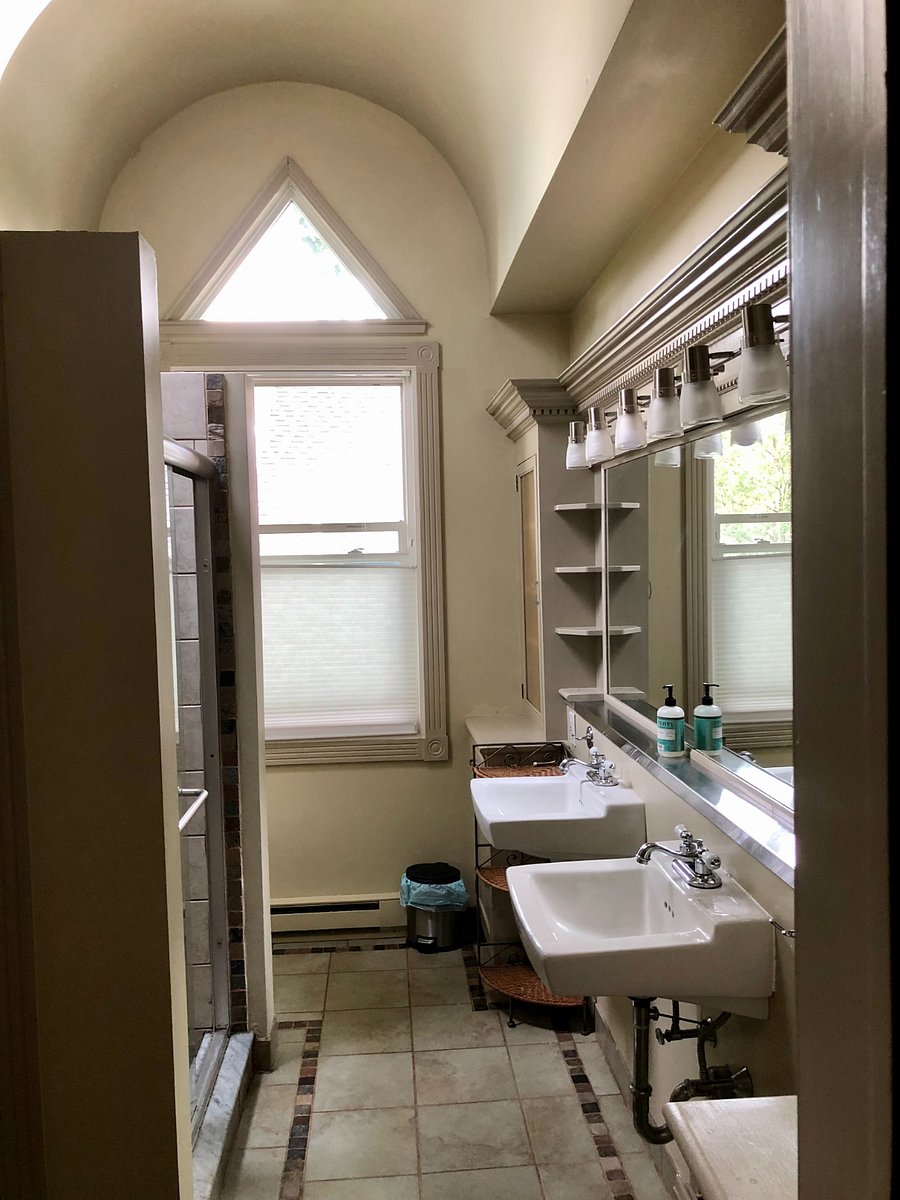 Upstairs master bathroom
