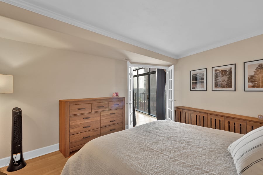 Primary Bedroom - French Doors