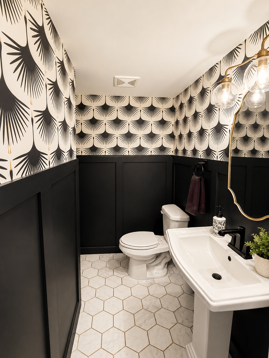 Powder bathroom