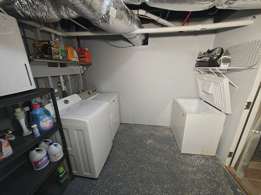 Basement - Washer, Dryer, Deep Freezer