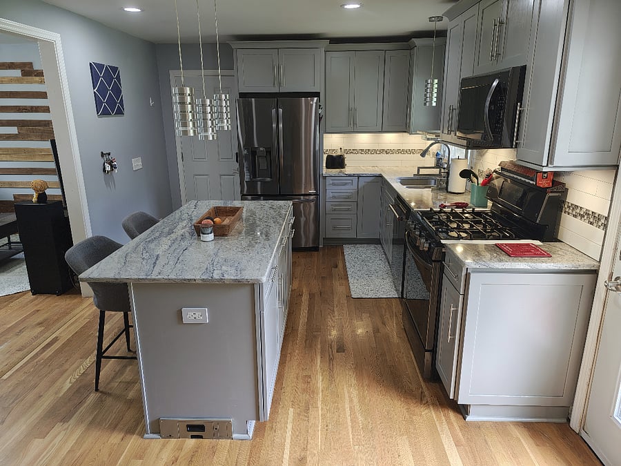 Kitchen - Gas Stove, Coffee Station
