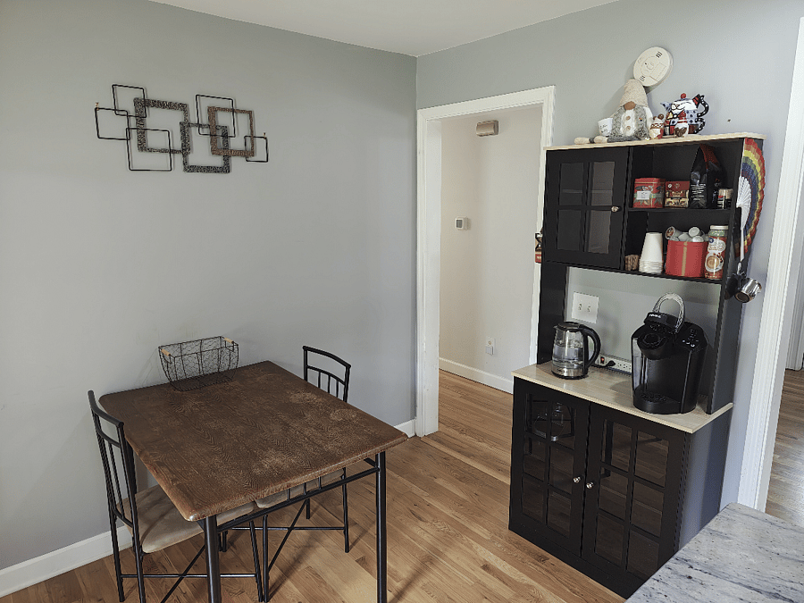 Kitchen - Gas Stove, Coffee Station