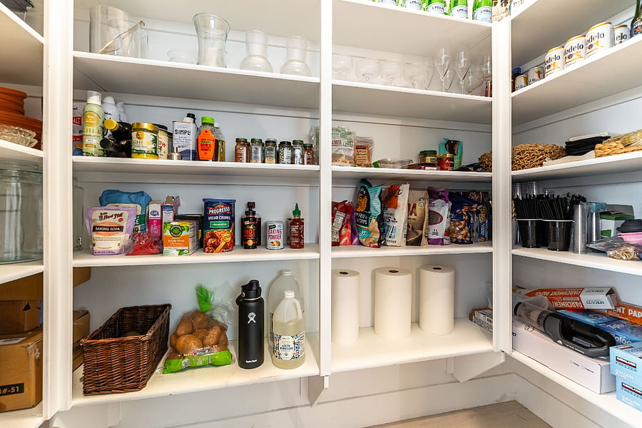 Walk-in pantry.