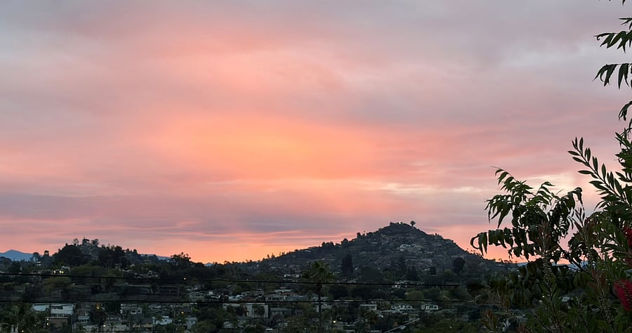 Sunrise from the ADU's patio