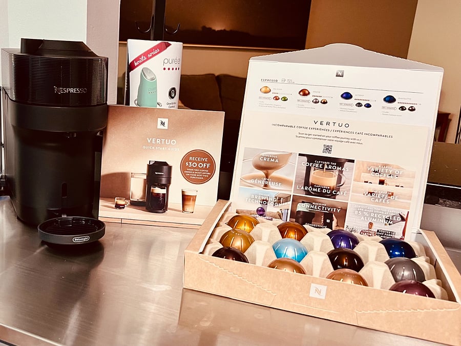  Nespresso machine is ready for you.