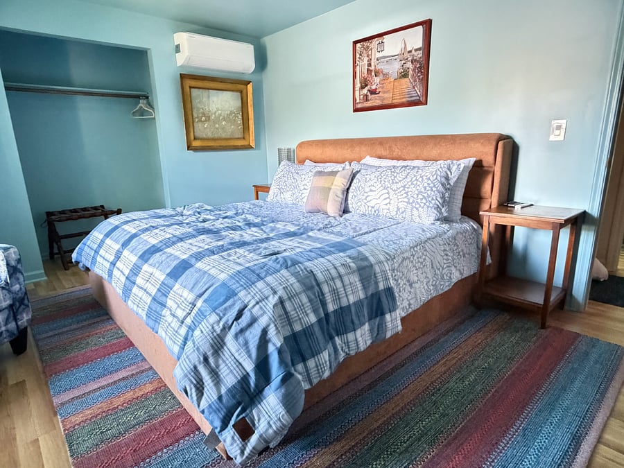 2nd Floor Blue Bedroom - King Bed