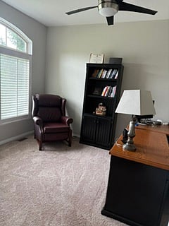 Office on Main Floor adjacent to Dining Room