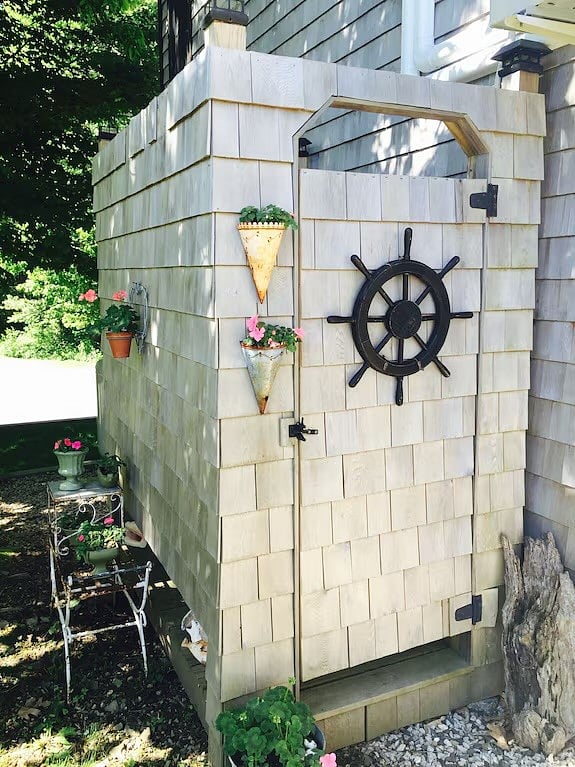 outdoor shower