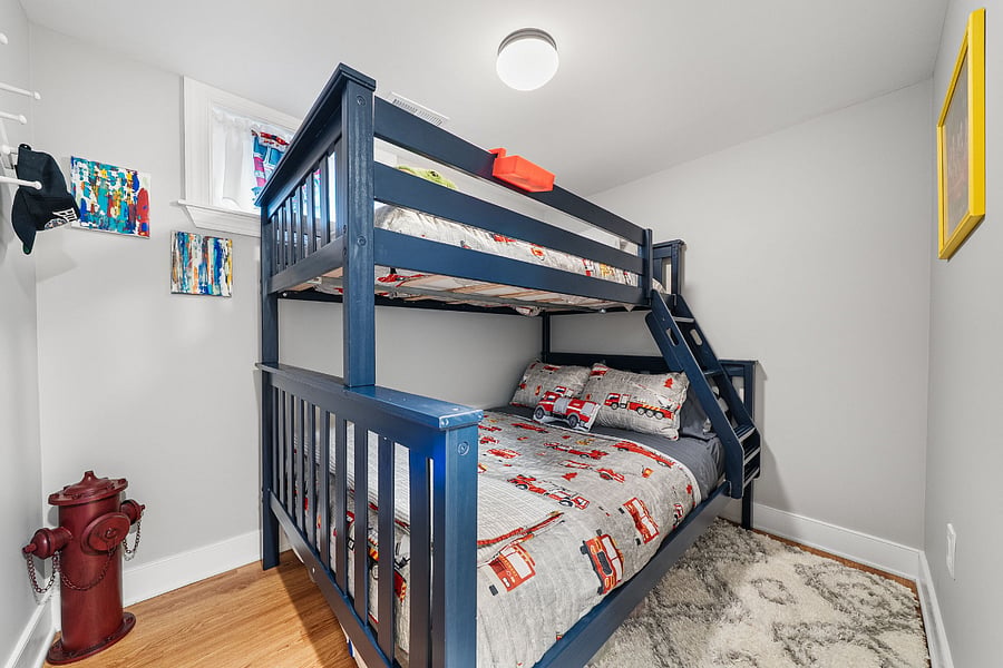 The bonus room is ideal for guests, a home office, a fitness room, or other flexible living needs.