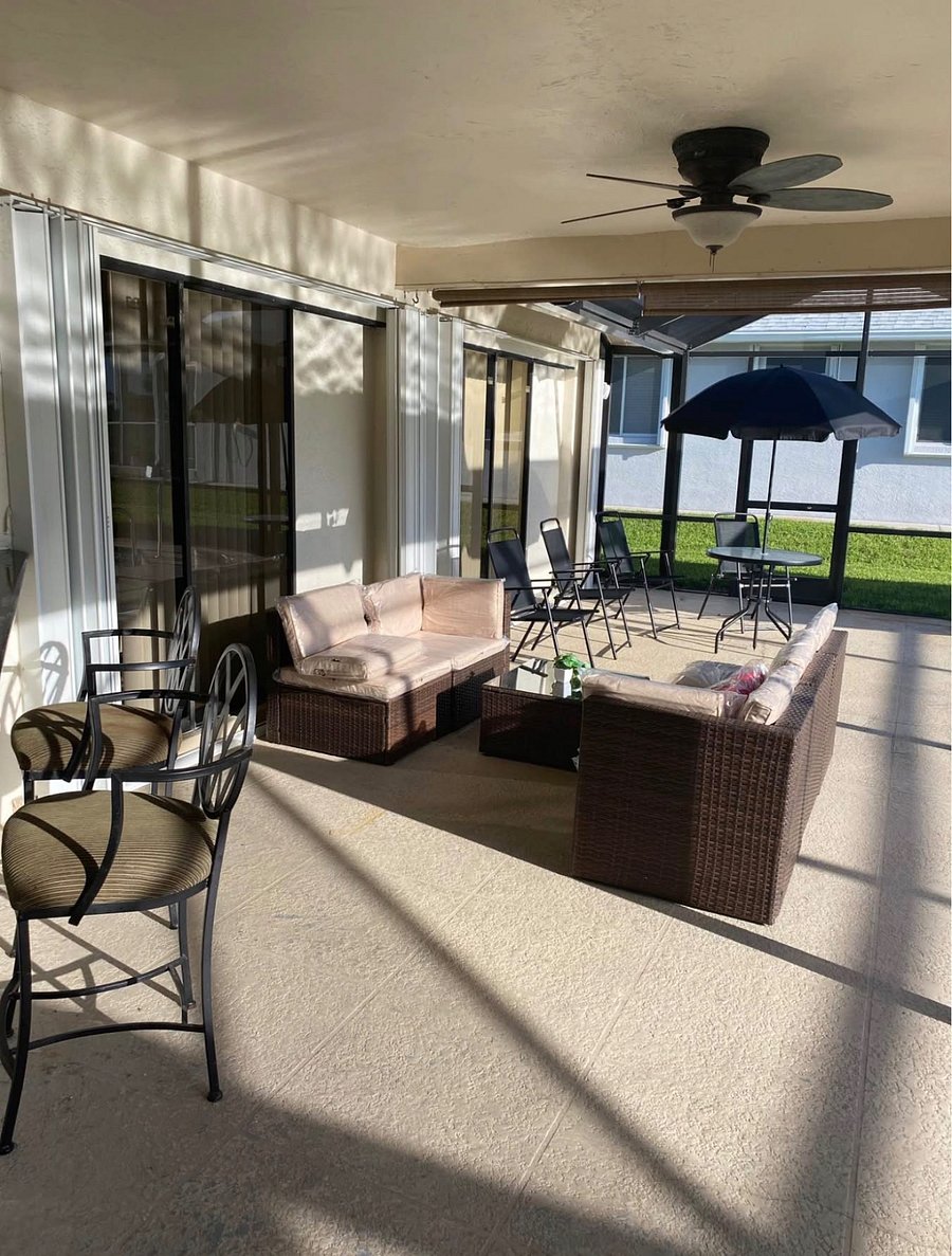 Outdoor shaded patio
