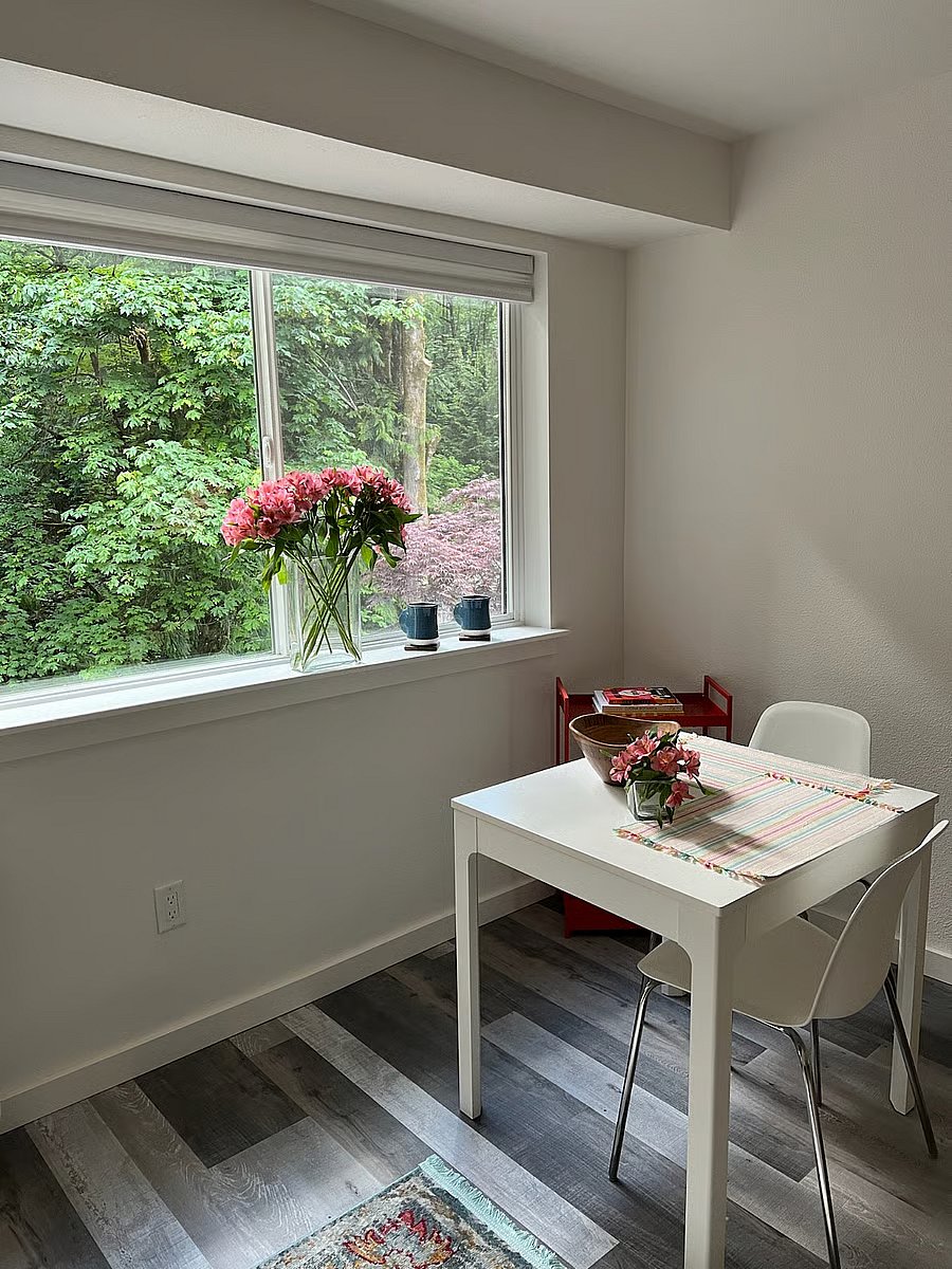 Dining room, forest view