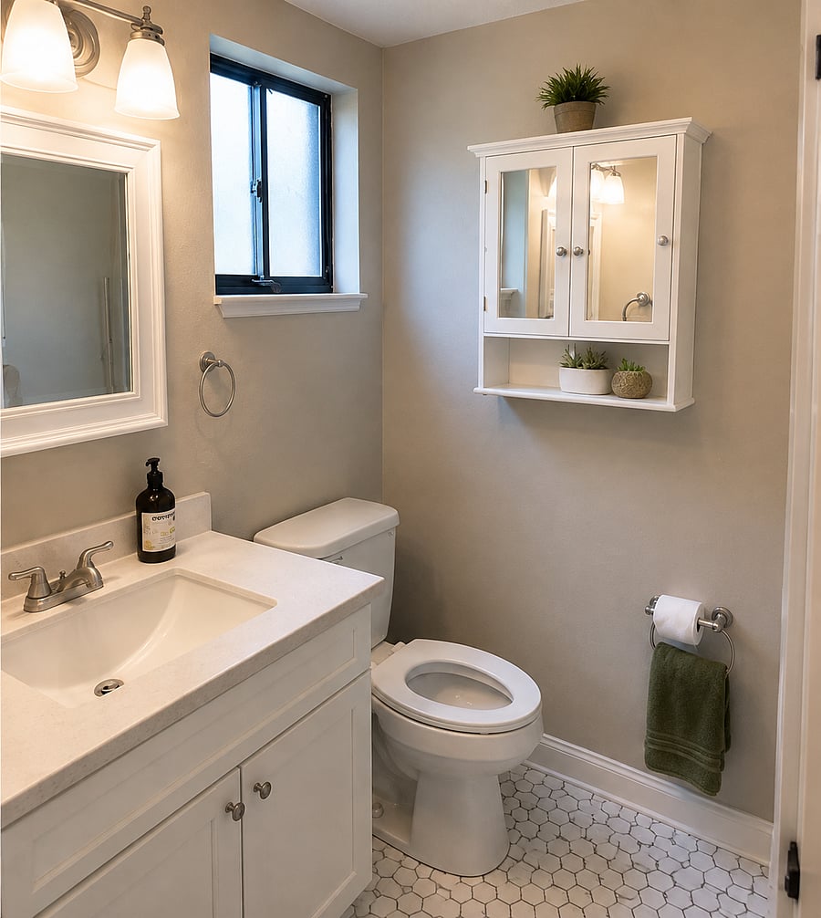 Master bathroom