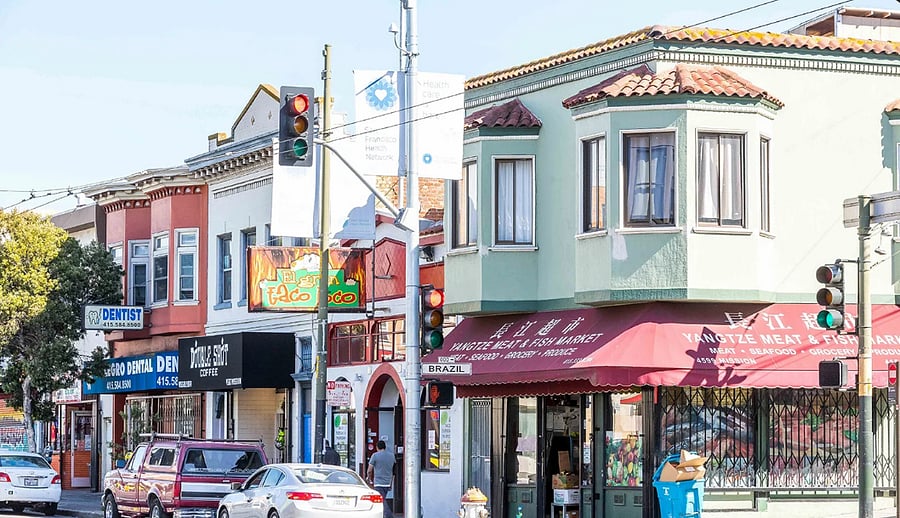 Lots of restaurants, shops, and grocery walking distance