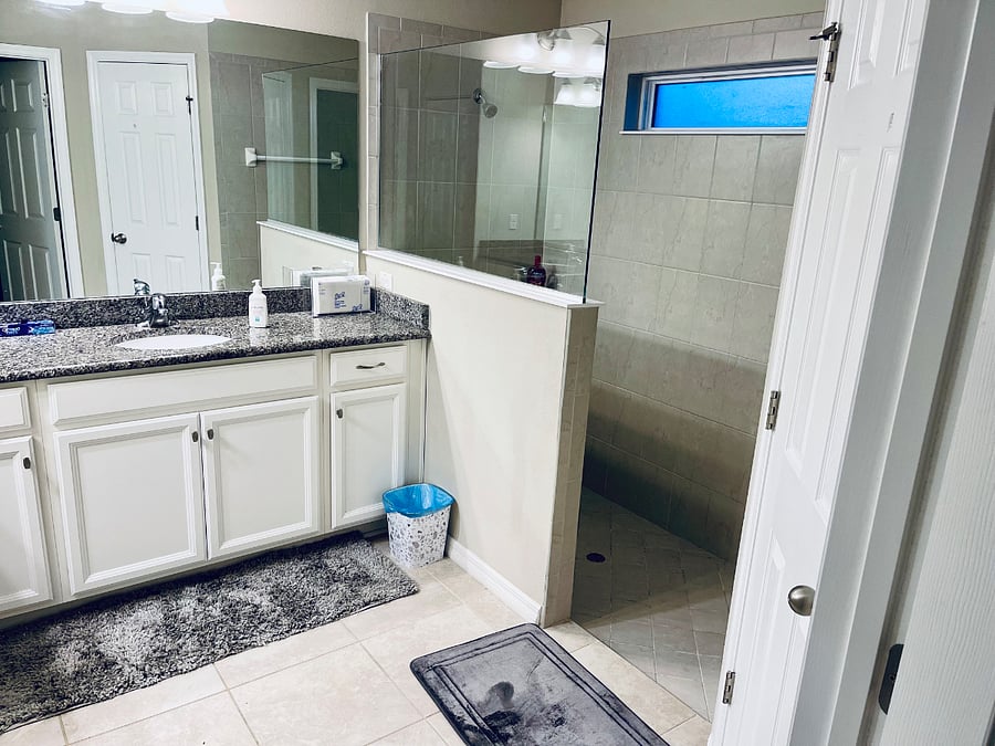 Master bathroom