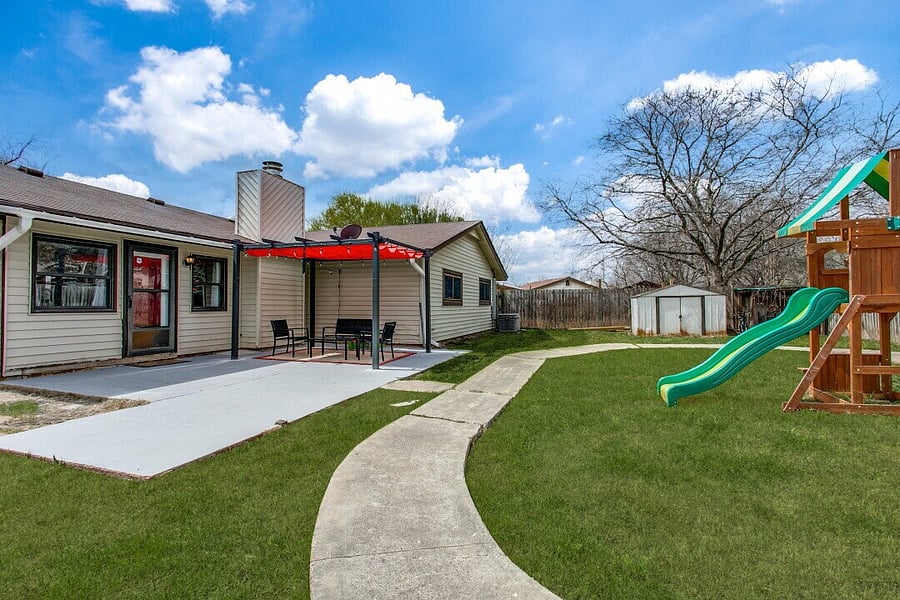 Back yard