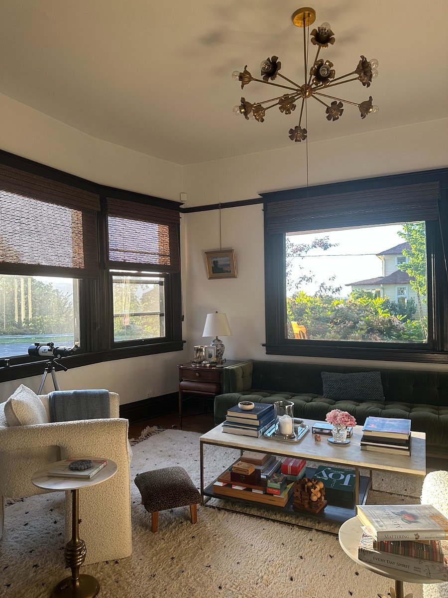 Several seating and hosting spaces throughout the home