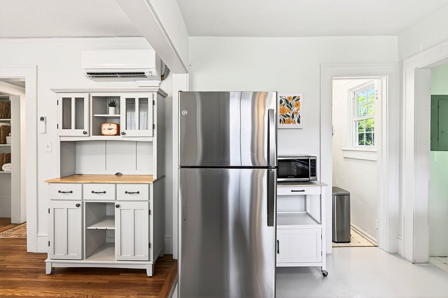 Appliances: SS Refrigerator, SS Dishwasher, Electric Oven, Microwave, Coffee Maker, and Washer and Dryer