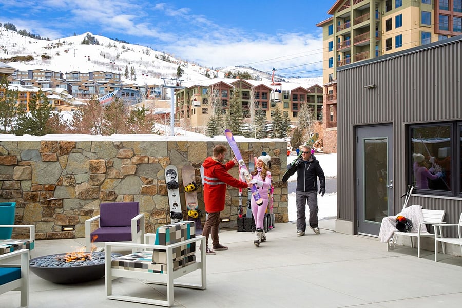 Canyon Haus ski valet storage