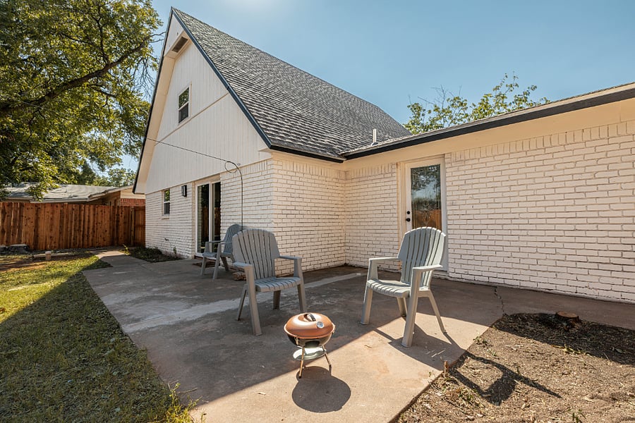 Back patio