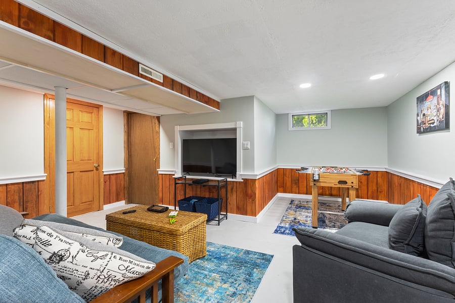 Finished basement