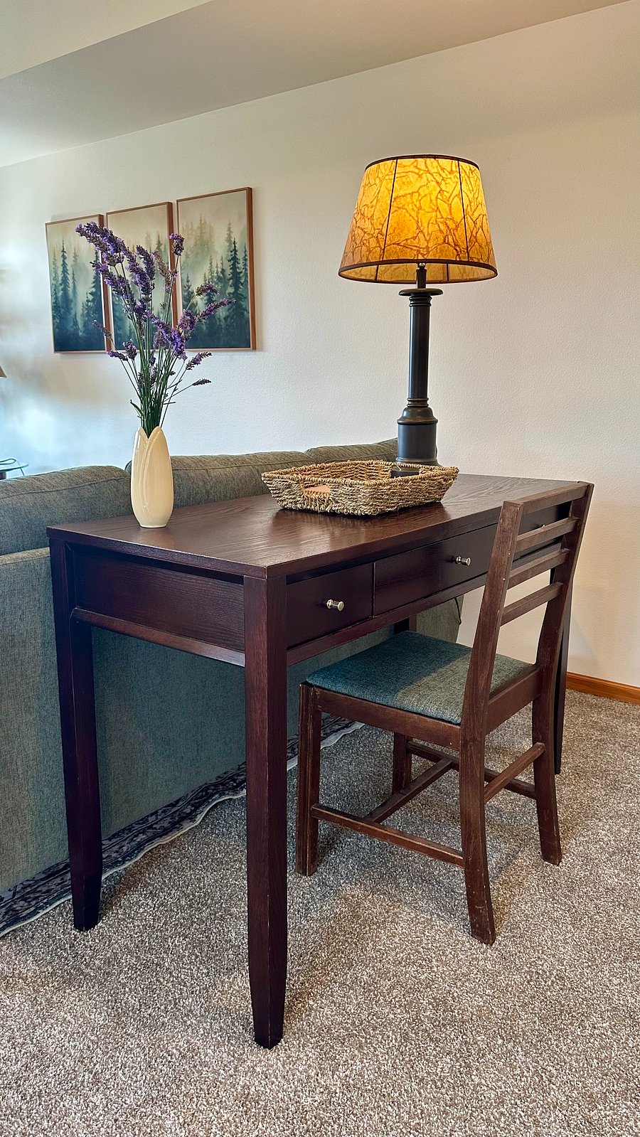 Desk area